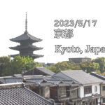 京都のマスクの様子 Kyoto, Japan 2023/5/17