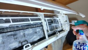 【黒カビ】クーラー掃除